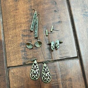Gold Earrings Bundle